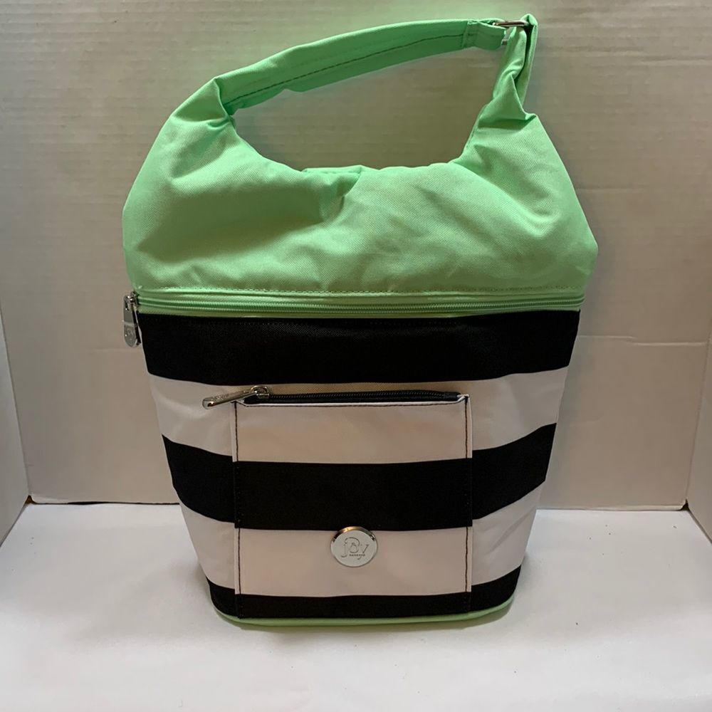 Joy Mangano cooler bag NEW. Zipper closure and one side zip pocket
